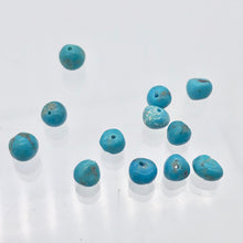 Load image into Gallery viewer, Natural Kingman Turquoise 12 round nugget 5-6mm beads - PremiumBead Alternate Image 3
