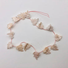 Load image into Gallery viewer, Light Pink Peruvian Opal Leaf Briolette Bead Strand 110823A - PremiumBead Alternate Image 3
