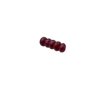 4 AAA+ Natural Ruby 3x2-1.5mm Smooth Roundel Beads | Red | ~0.55 cts |