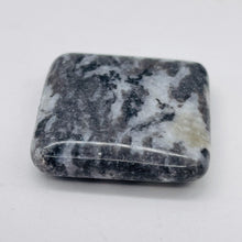 Load image into Gallery viewer, 1 Bead of Black &amp; White Zebra Agate Pendant Beads 008615
