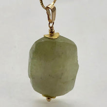 Load image into Gallery viewer, Kunzite Hiddenite Crystal 14K Gold Filled Pendant| 1 3/4&quot; Long|Green | 1 Pendant
