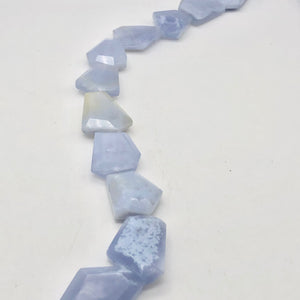745cts Druzy Blue Chalcedony Faceted Bead 16" Strand - PremiumBead Alternate Image 10