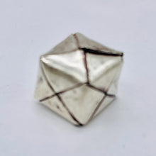 Load image into Gallery viewer, 1 Bead of Thai Hill Tribe Origami Box Fine Silver 7g Bead 5468
