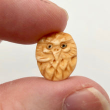 Load image into Gallery viewer, Pair of Wise Owl Carved Beads | 2 Beads | 16x13x5mm | 8625 - PremiumBead Alternate Image 2
