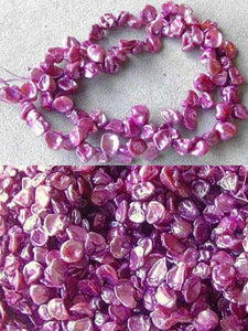 18 Beads of Dewy Orchid "Rose Petal" Keishi FW Pearls 8125 - PremiumBead Alternate Image 3