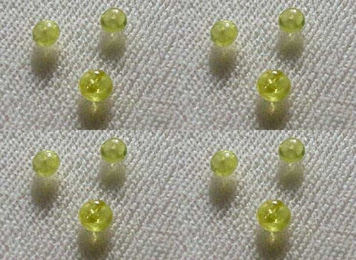 3 Very Rare 3-3.5mm Gem Chrysoberyl Beads 1307C - PremiumBead Primary Image 1
