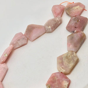 385cts Pink Peruvian Opal Designer Bead Strand 109862E - PremiumBead Alternate Image 3