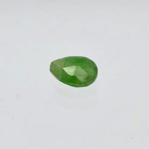 Deep Green Grossular Garnet Faceted Flat Briolette Bead, 8.5x6mm, 5131 - PremiumBead Alternate Image 2