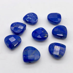 1 Natural, Untreated Lapis Lazuli Flat Faceted Briolette 6856 - PremiumBead Alternate Image 2