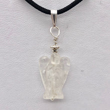 Load image into Gallery viewer, On the Wings of Angels Quartz Sterling Silver 1.5&quot; Long Pendant 509284QZS - PremiumBead Primary Image 1
