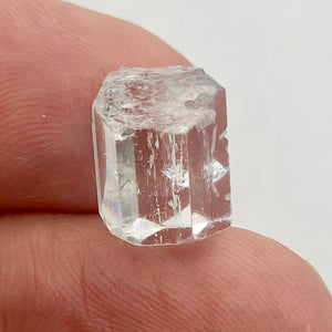 One Rare Natural Aquamarine Crystal | 12x9x9mm | 10.525cts | Sky blue | - PremiumBead Alternate Image 4