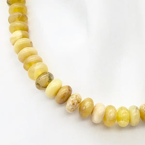 African Dendritic Golden Opal Roundel Bead Strand - PremiumBead Alternate Image 5