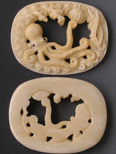 Load image into Gallery viewer, Capt Nemo Carved Octopus Waterbuffalo Bone Bead 10408B - PremiumBead Primary Image 1

