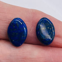 Load image into Gallery viewer, 2 Exquisite 15x10mm Oval Natural Lapis Beads 009395

