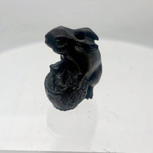 Load image into Gallery viewer, Bunny Rabbit In A Basket Teak Ojime Netsuke Bead | 27x19x15mm | Brown - PremiumBead Alternate Image 3
