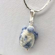 Load image into Gallery viewer, Charming! Unique Sodalite Turtle &amp; Silver Pendant - PremiumBead Alternate Image 7

