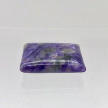 Load image into Gallery viewer, 80cts of Rare Rectangular Pillow Charoite Beads | 2 Beads | 26x19x8mm | 10871A - PremiumBead Alternate Image 10
