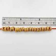 Load image into Gallery viewer, Fantastic! Copper Braided Spacer Beads | 6x3mm | Copper | Wheel | 20 beads | - PremiumBead Alternate Image 2
