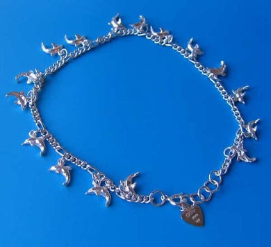 Jumping! Sterling Silver Dolphin 10