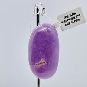 Phosphosiderite Free Form Pendant Bead | 37x21x15 mm | Lavender | 1 Pendant |
