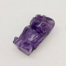 Load image into Gallery viewer, Hand-Carved Natural Amethyst Owl Bead Figurine | 21x12x9mm | Purple - PremiumBead Primary Image 1
