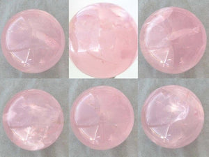 Grand Huge Natural Rose Quartz Crystal 2 5/8 inch Sphere 7697 - PremiumBead Primary Image 1