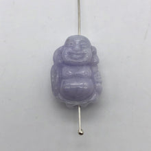 Load image into Gallery viewer, 26.9cts Hand Carved Buddha Lavender Jade Pendant Bead | 21x14.5x10mm | Lavender - PremiumBead Alternate Image 6

