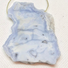 Load image into Gallery viewer, 170cts Druzy Blue Chalcedony Designer Pendant Bead 9852G - PremiumBead Alternate Image 2
