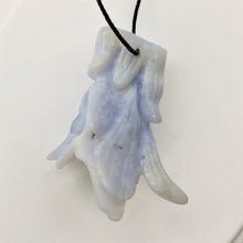 Load image into Gallery viewer, Blue Chalcedony Druzy Carved Flower Bead | 52.3 cts | 39x19mm | Blue | 1 bead | - PremiumBead Alternate Image 7
