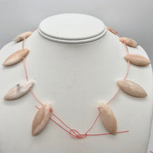 Load image into Gallery viewer, Pink Peruvian Opal Marquis Briolette 12 Bead Strand 10815D - PremiumBead Alternate Image 2
