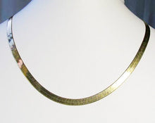 Load image into Gallery viewer, 24&quot; Vermeil 3mm Flex Herringbone Chain Necklace 10026F - PremiumBead Alternate Image 2

