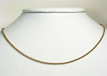 Load image into Gallery viewer, Italian! 18&quot; Vermeil 1.5mm Bead Chain 110014A - PremiumBead Alternate Image 2
