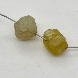 2 Natural Diamond Crystal Druzy Cube Beads | Approx. 4x4mm |