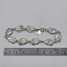 Load image into Gallery viewer, Comfort Kitty Cat 11 Gram Sterling Silver Linked Bracelet | 7Inch |
