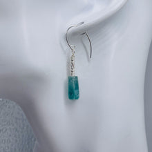 Load image into Gallery viewer, Fluorite Sterling Silver Drop/Dangle Earrings | 1 1/2&quot; Long | Blue | 1 Pair |
