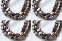 Load image into Gallery viewer, Rare Peacock Bronze Square Coin FW Pearl Strand 109454 - PremiumBead Primary Image 1
