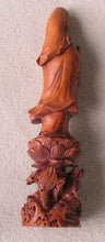 Load image into Gallery viewer, Beautiful Carved &amp; Signed Quan Yin Boxwood Statue - PremiumBead Alternate Image 3
