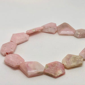 385cts Pink Peruvian Opal Designer Bead Strand 109862E - PremiumBead Primary Image 1