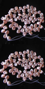 Rose Petal Natural Peach Keishi FW Pearl Strand 109947B - PremiumBead Alternate Image 2