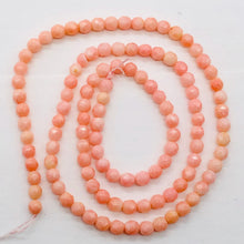 Load image into Gallery viewer, Coral Faceted Strand Round | 3 mm | Salmon | 112 Beads |
