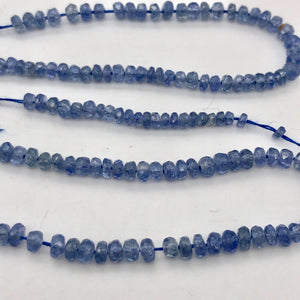7 to 9 Blue Sapphire Faceted - 3x2 to 2.x1mm Beads (1+ carat) - PremiumBead Alternate Image 2