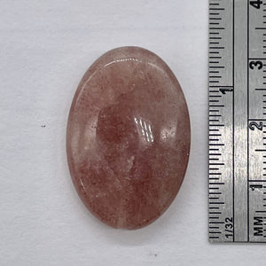 1 Muscovite Oval Pendant Bead 009106