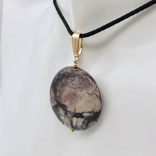Load image into Gallery viewer, Porcelain Jasper 30mm Disc and 14K Gold Filled Pendant 510602H - PremiumBead Alternate Image 2
