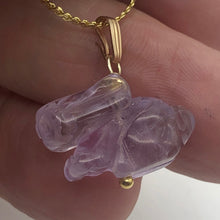 Load image into Gallery viewer, Hop! Amethyst Easter Bunny &amp; 14Kgf Pendant 509255AMG - PremiumBead Alternate Image 5
