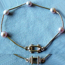 Load image into Gallery viewer, Supple Smooth As Satin Delicate Pink Pearl &amp; 14Kgf Bracelet 400002 - PremiumBead Alternate Image 3
