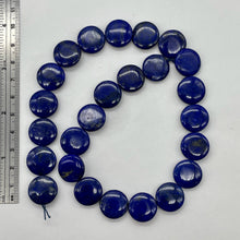 Load image into Gallery viewer, Exquisite Natural Lapis 16x5mm Coin Bead Strand 109345
