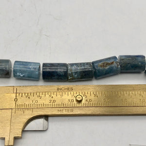 Sparkling Blue Kyanite Tube Bead 16" Strand |15 -14 x 10mm | 28 beads | - PremiumBead Alternate Image 8