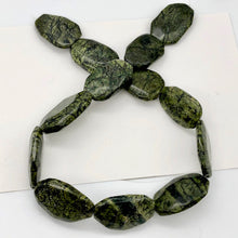 Load image into Gallery viewer, Exotic Russian Serpentine 29x18mm Pendant Bead Strand 108610
