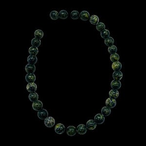 33 Reptile Russian Jasper 6mm Round Beads 009166