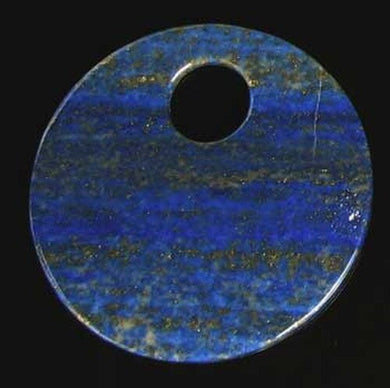 Starry Night Natural Lapis 50mm Disc Pendant Bead 9362G - PremiumBead Primary Image 1